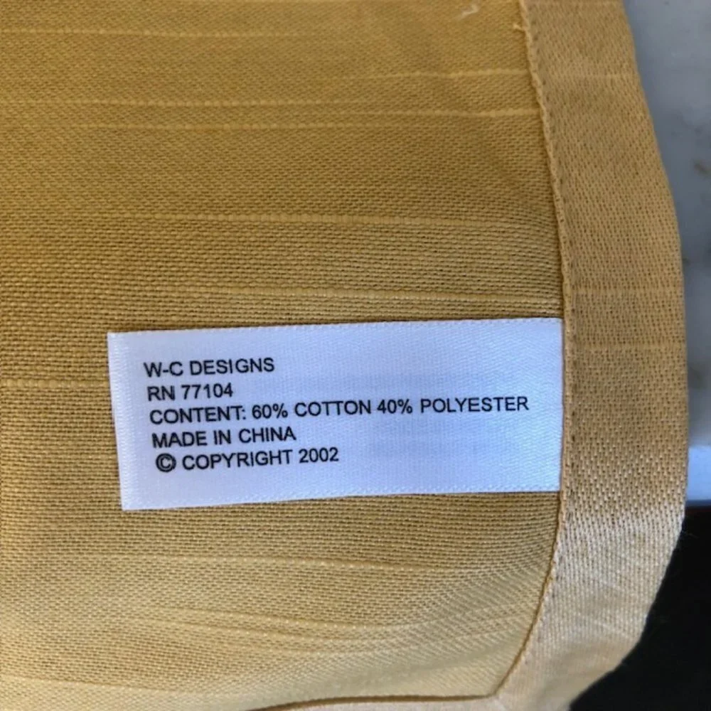 WATERFORD Linens Shanghai Gold Leaf Beaded Napkins 4